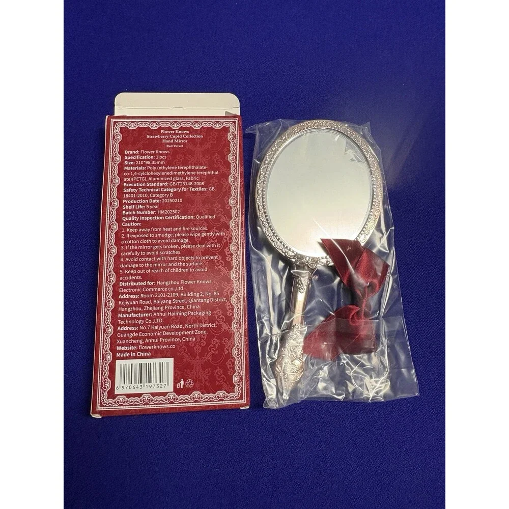 Flower Knows Strawberry Cupid Hand Mirror Red Velvet NEW